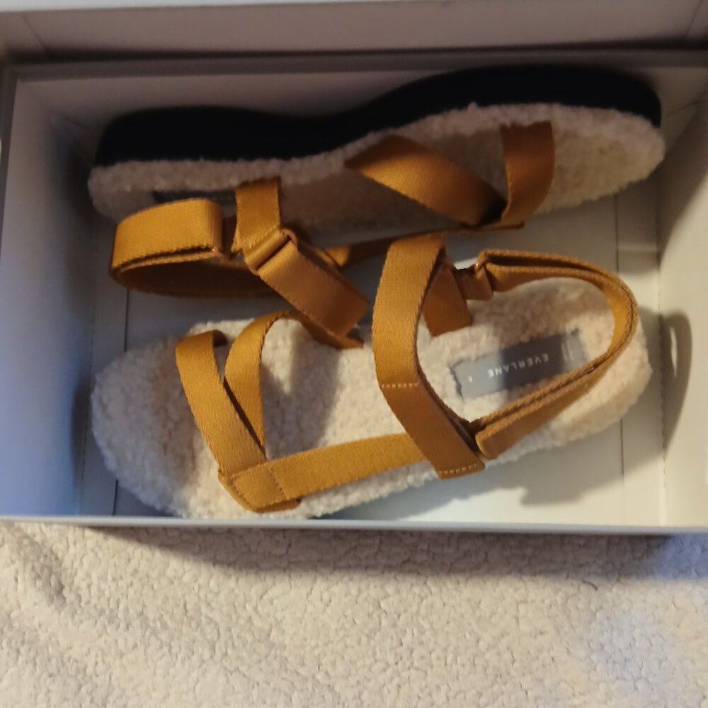 Everlane Women's Renew Teddy Sports Sandals Brown SZ 8